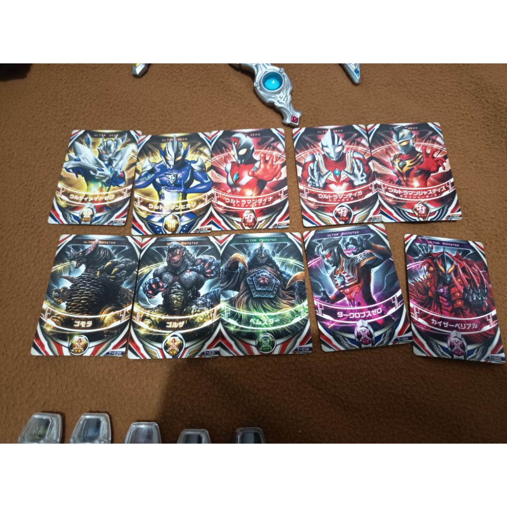 Dx kartu ultraman orb original bandai bisa discan