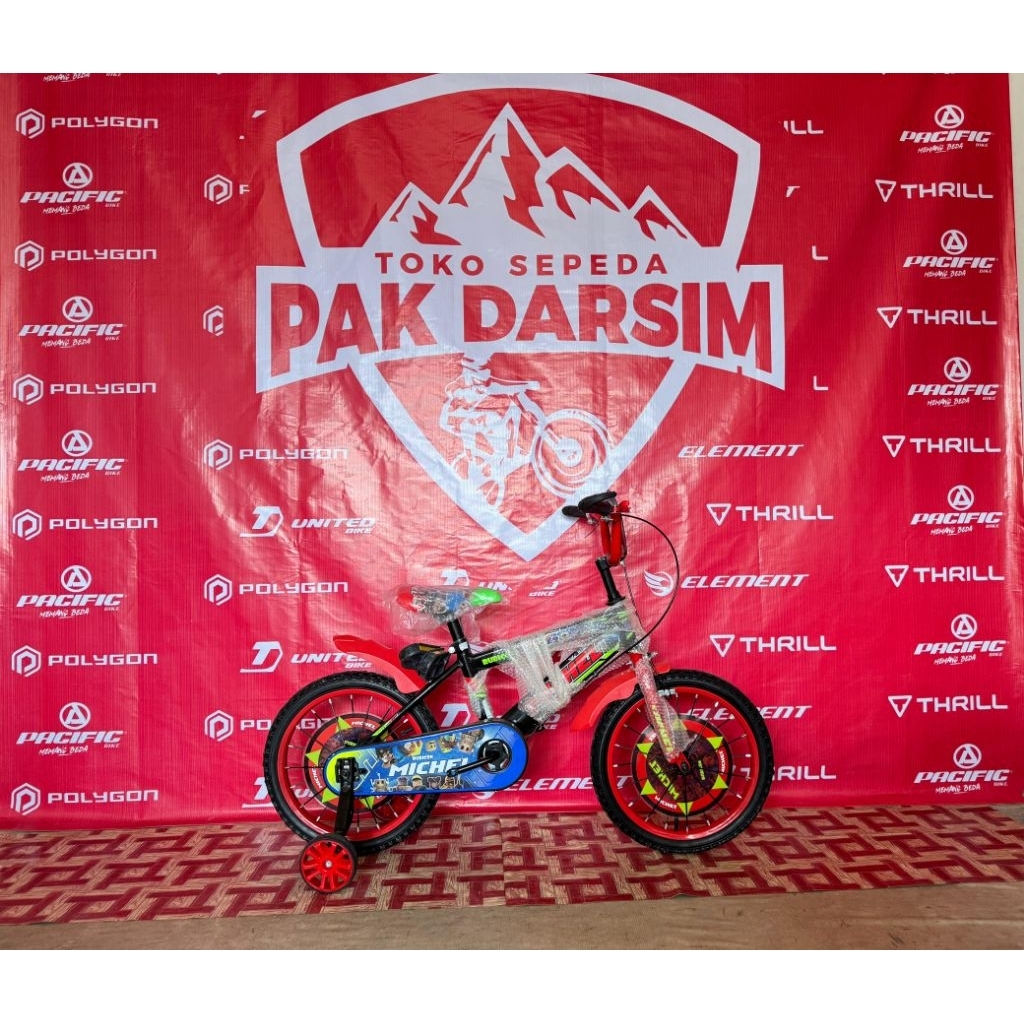 Sepeda anak bmx 16 ban besar dan kecil murah