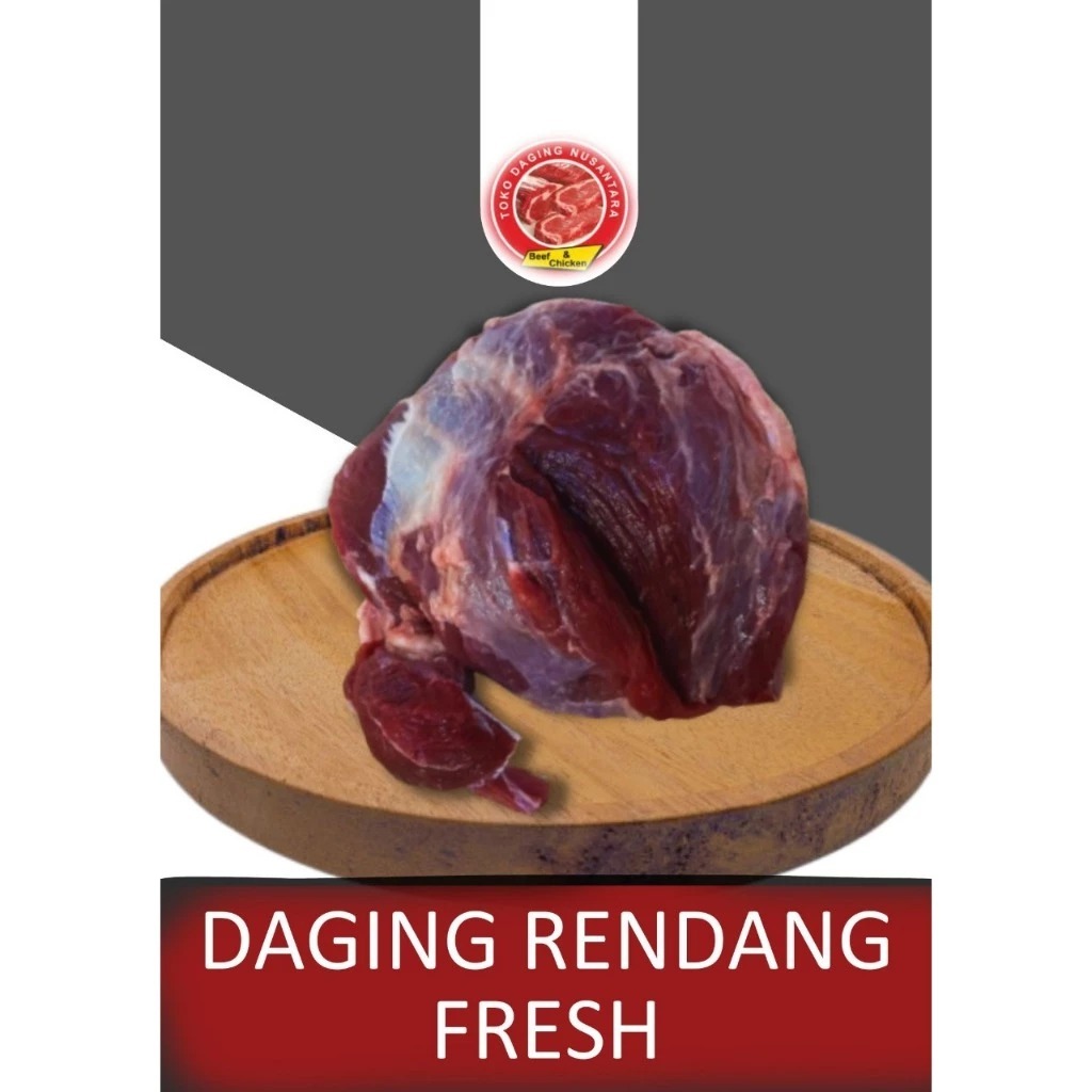 DAGING RENDANG FRESH ( UTUH 1 KG)|TOKO DAGING NUSANTARA