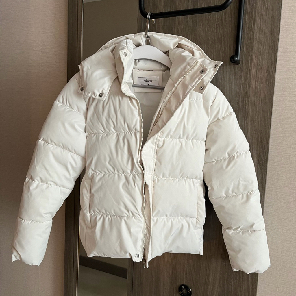 PRELOVED Atasan Jaket Wanita | Coat Jaket Winter Putih