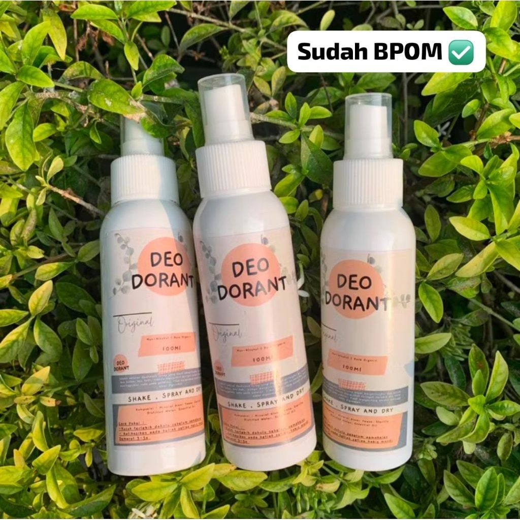 Deodorant Spray Tawas Ori 100 ml BPOM / Deodorant Natural / Deodorant Tawas