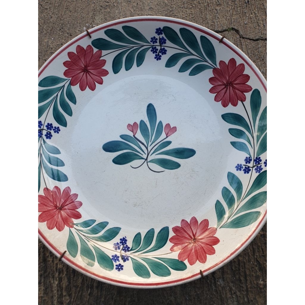 piring kangkung antik uk 39