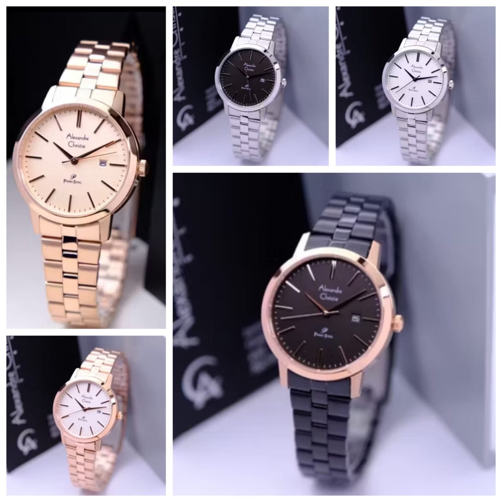 AC 1007LD JAM TANGAN WANITA ALEXANDRE CHRISTIE 1007LD / AC 1007LD / AC 1007 PRIMO STEEL