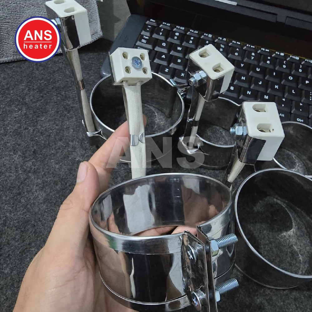 Heater Nozzle Nozle Band Terminal Keramik Elemen Pemanas Mesin Injection 220V Band Heater Gelang Ele
