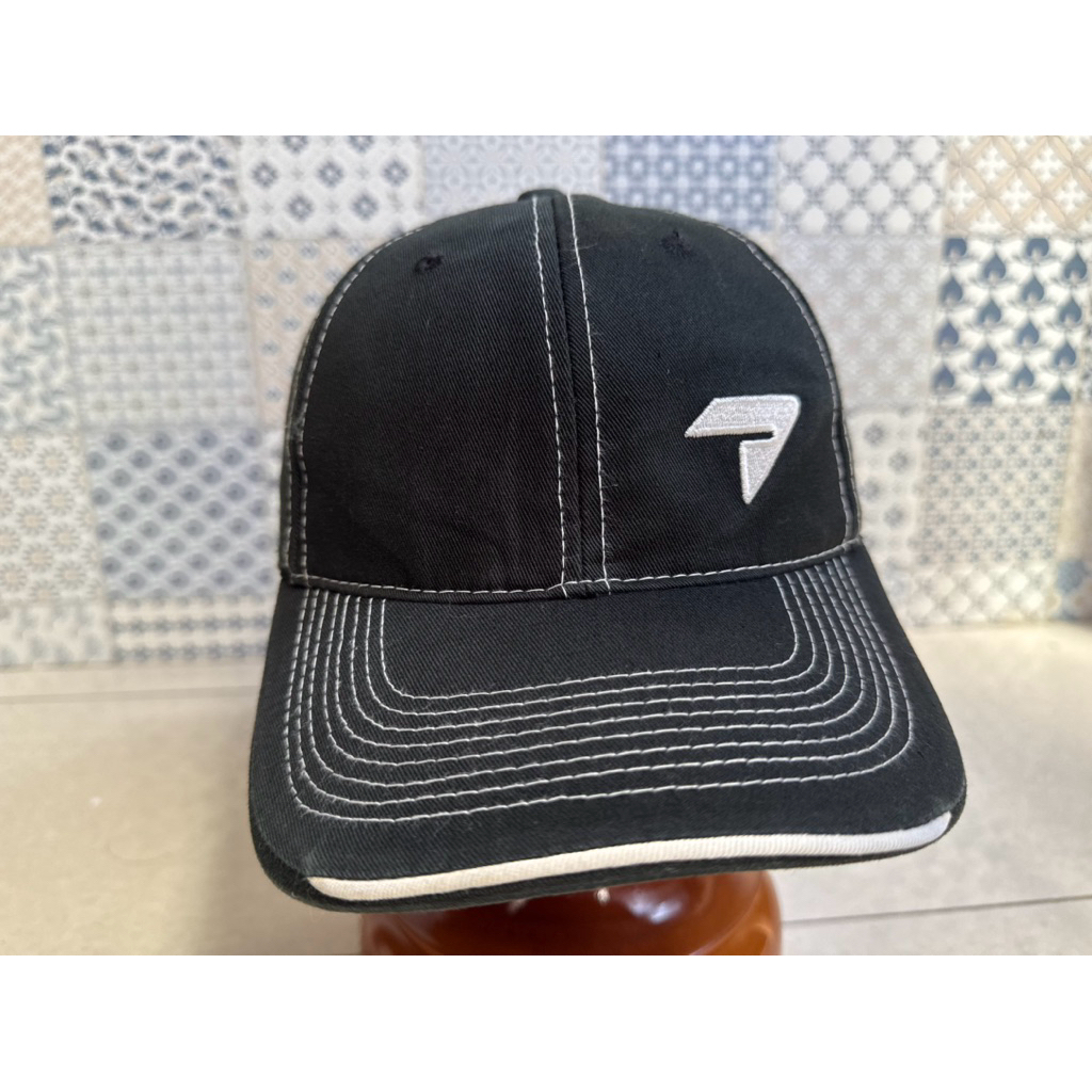 Topi Second Brand Branded AJM International Full Tag Original Black Cap