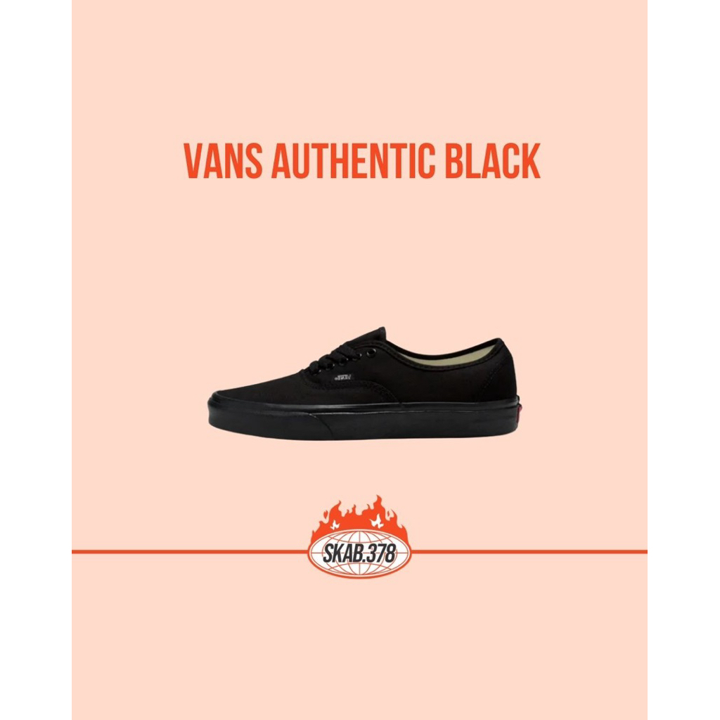 Vans Authentic fullblack resmi