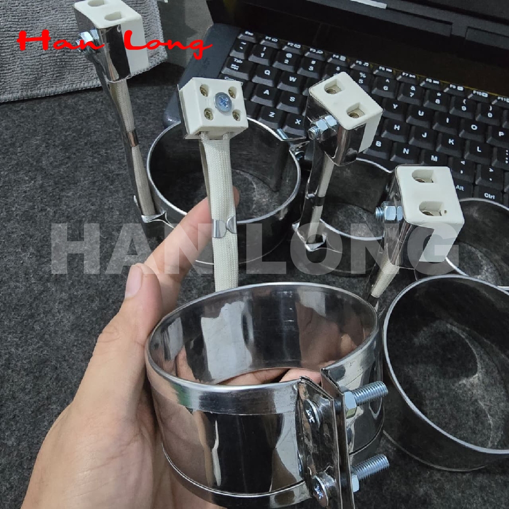 Heater Nozzle Nozle Band Terminal Keramik Elemen Pemanas Mesin Injection 220V Band Heater Gelang Ele