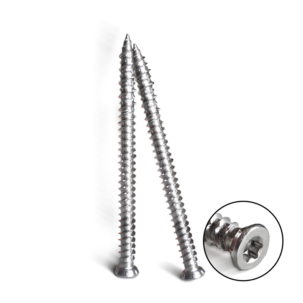 Sekrup pemasangan bingkai jendela aluminium Sekrup sadap sendiri 8*100mm