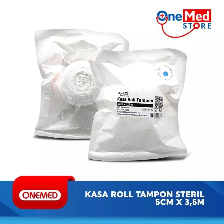 Kasa Roll Tampon Steril 5 cm x 3.5 m Onemed