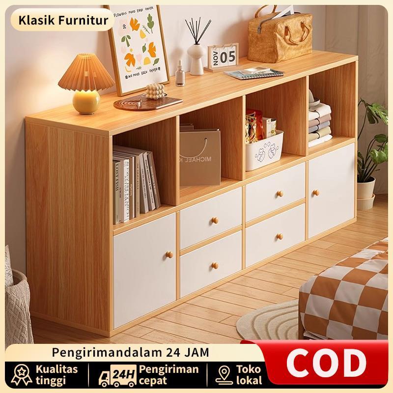 COD Lemari Kabinet Kayu Minimalis 3 Pintu Klasik Furnitur | Lemari Dapur Rak Penyimpanan Serbaguna D