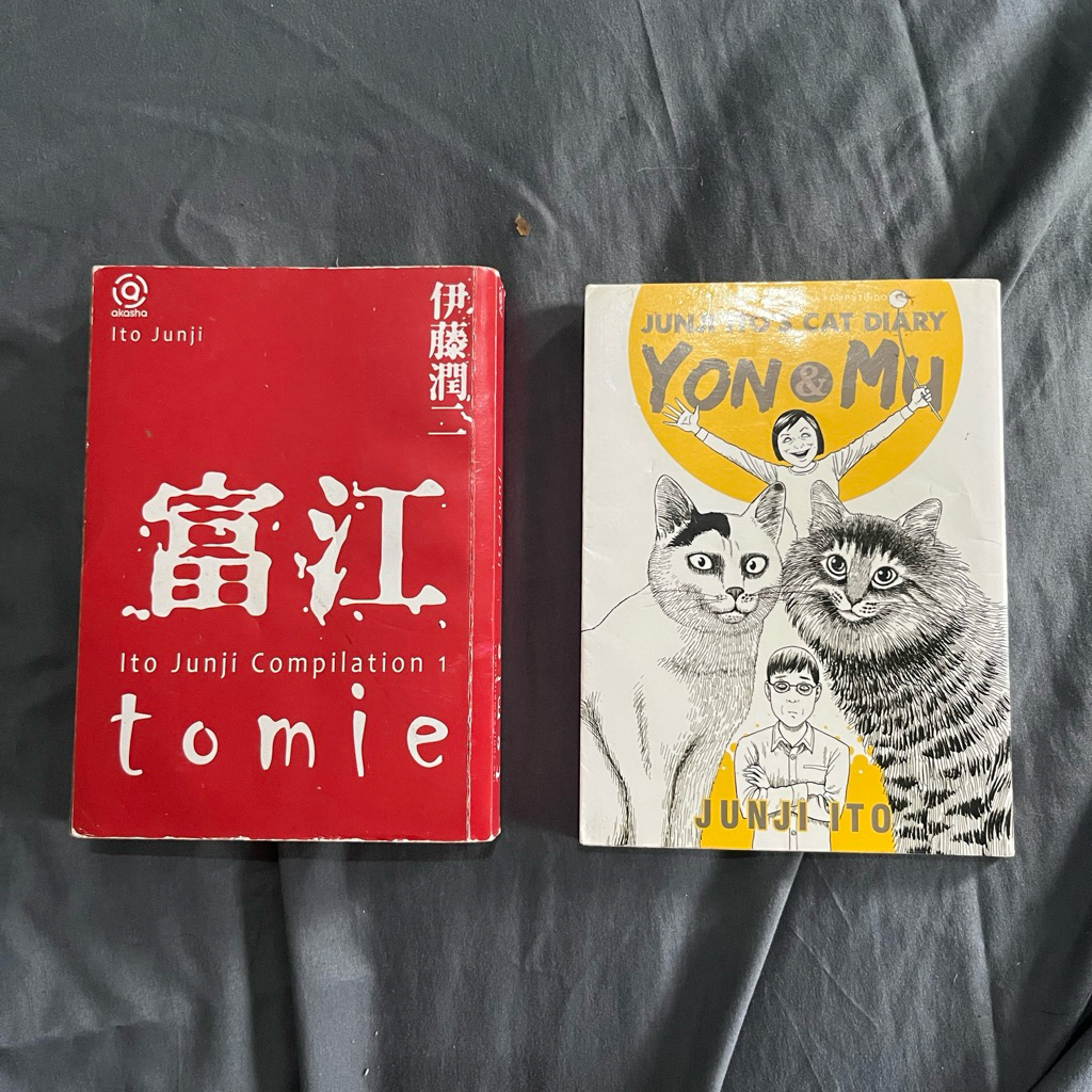 [ bekas kolpri ] SET Tomie Compilation 1 & Junji Ito's Cat Diary