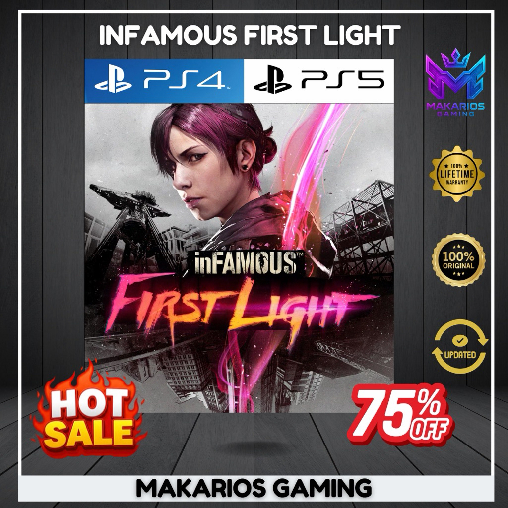 inFamous First Light, For Playstation PS5 & PS4