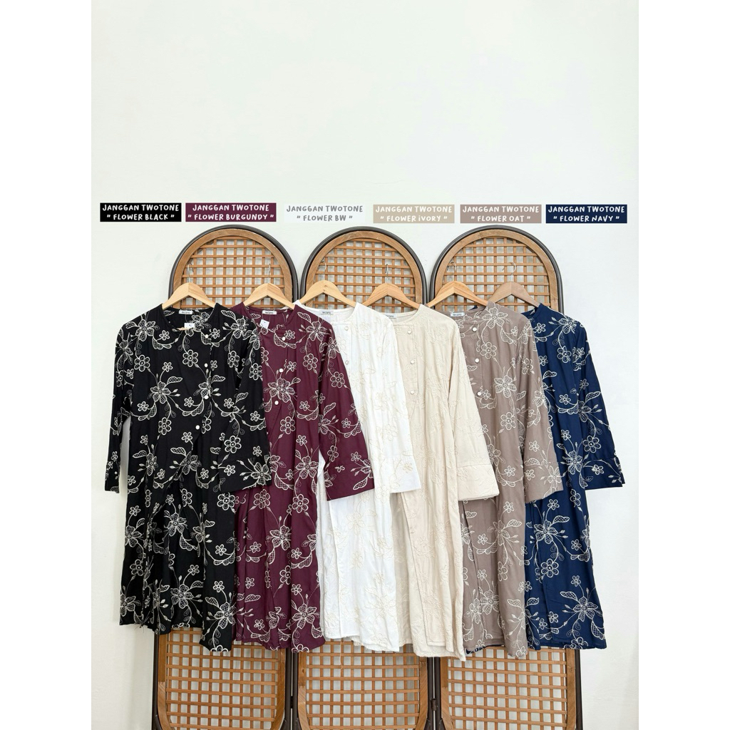 READY Janggan Tunic Aluna Lacey Tunic by Locana Label | Raya Series Baju Lebaran Set Lebaran Family 