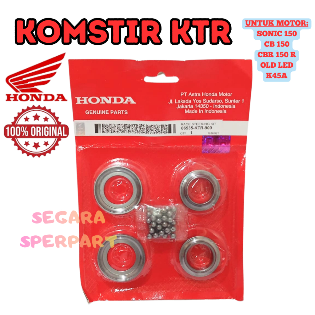 KOMSTIR KODE KTR ORIGINAL HONDA 100% ORI UNTUK MOTOR HONDA SONIC 150  CB 150  CBR 150 R OLD LED K45A