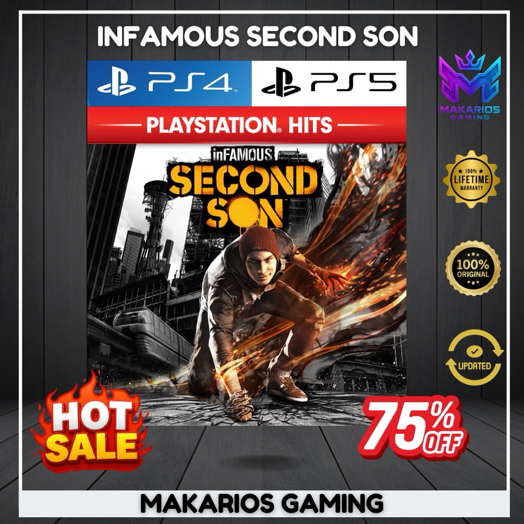 inFAMOUS Second Son, For Playstation PS5 & PS4