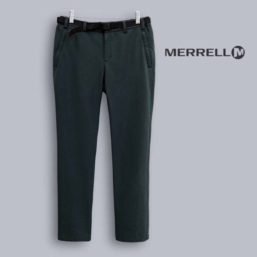 MERRELL Celana Outdoor Softshell Stretch Pants Full Zipper Pocket