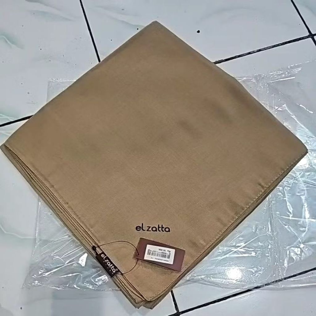 Jilbab Pns terbaru elzatta khaki muda