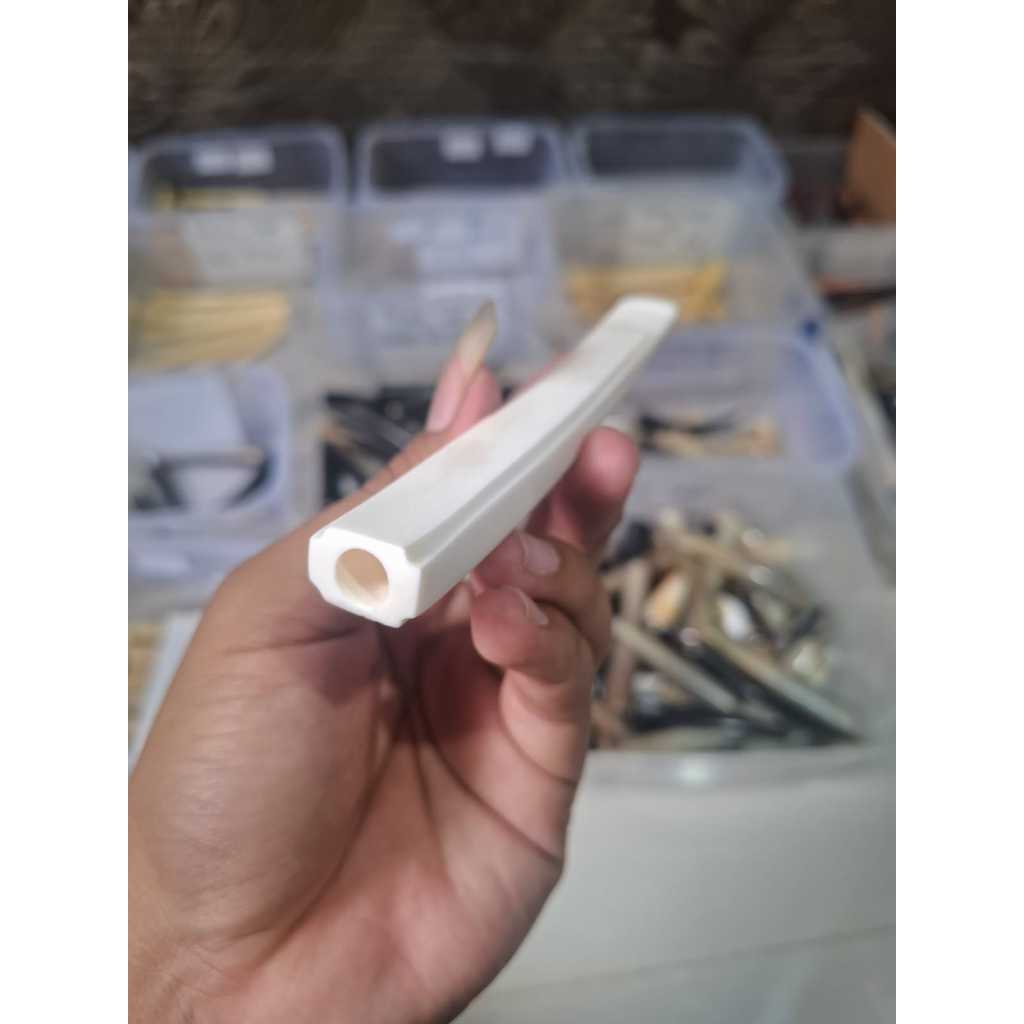 Pipa Rokok Tulang Tebal Panjang 10-12 Once Tulang Impor Kotal