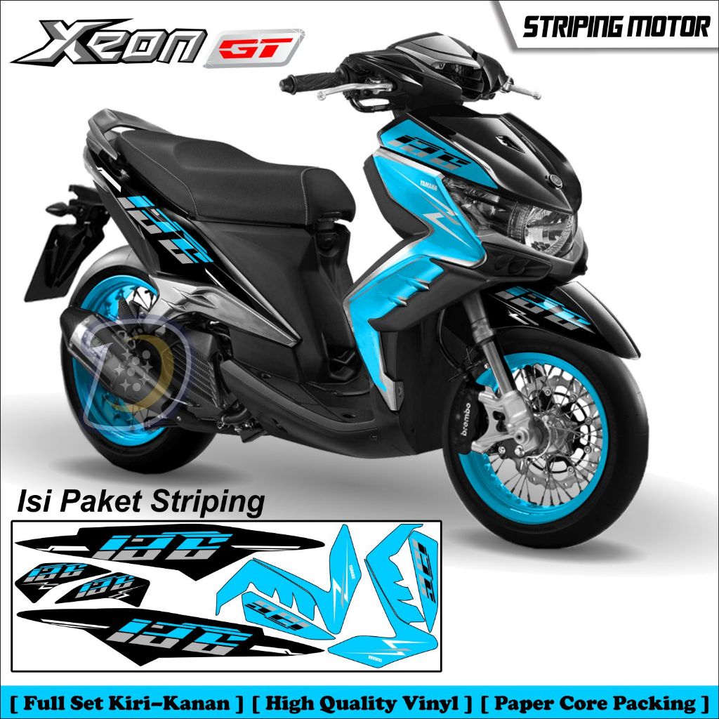 Striping Xeon Gt Stiker Variasi Motor Xeon Gt Striping Yamaha Xeon Gt Viet