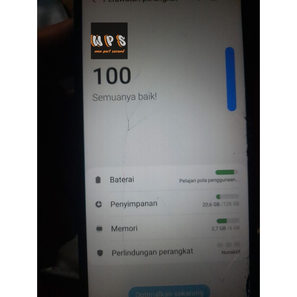 mesin samsung A70 6/128 (minus) No Display