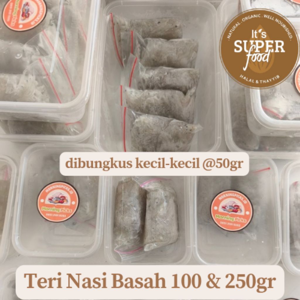 Teri Nasi Basah Natural Mpasi