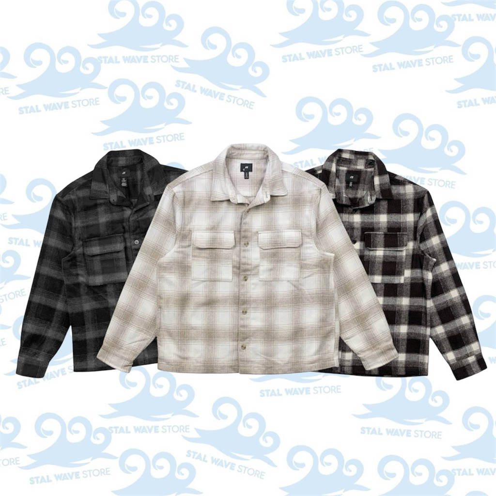 H&M FLANNEL OVERSHIRT