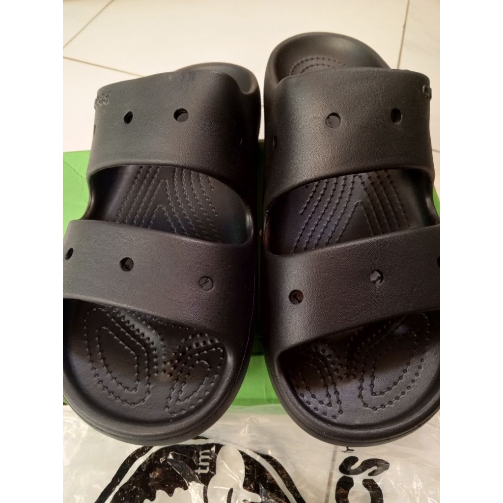 Sendal slip on sendal jepit Crocs tali dua size 43-44 second