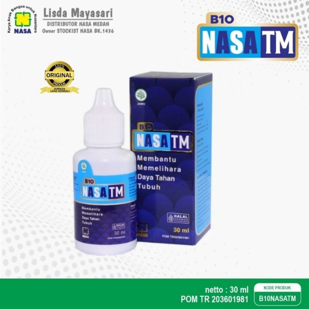 NASATM Asli Original Ori NASA Official nasa tm  - Bio NASATM Nasa Trace Mineral Nstm NSTM B10Nasatm 