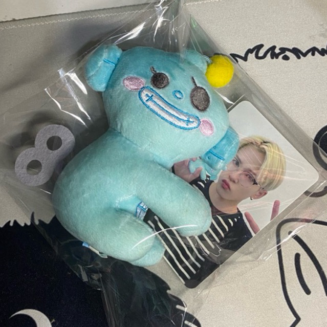 Funny Treasure Plush Keyring Ddahi Asahi