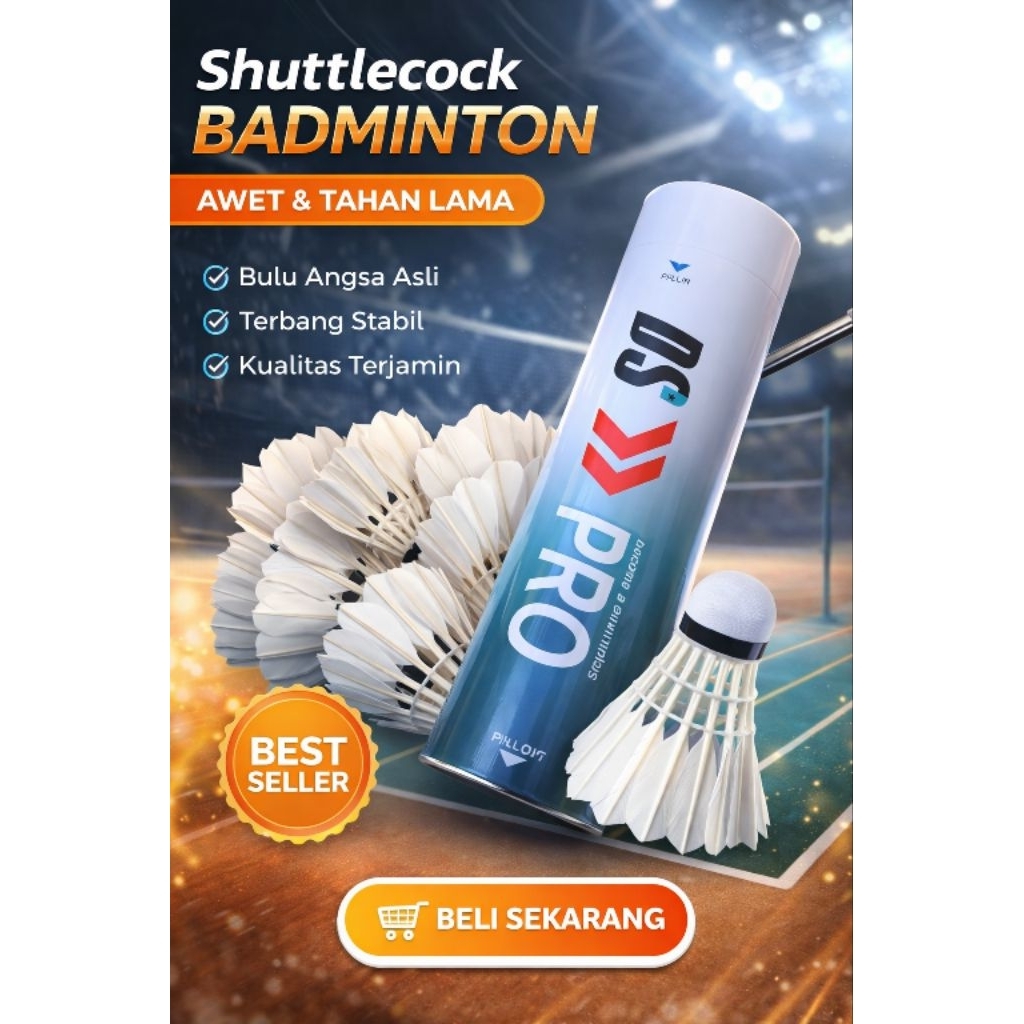 BADMINTON KOCK DSPRO SHUTTLECOCK 1 SLOP