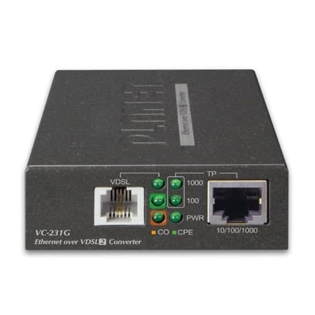 PLANET VC-231G 1-Port Gigabit Ethernet to VDSL2 Converter