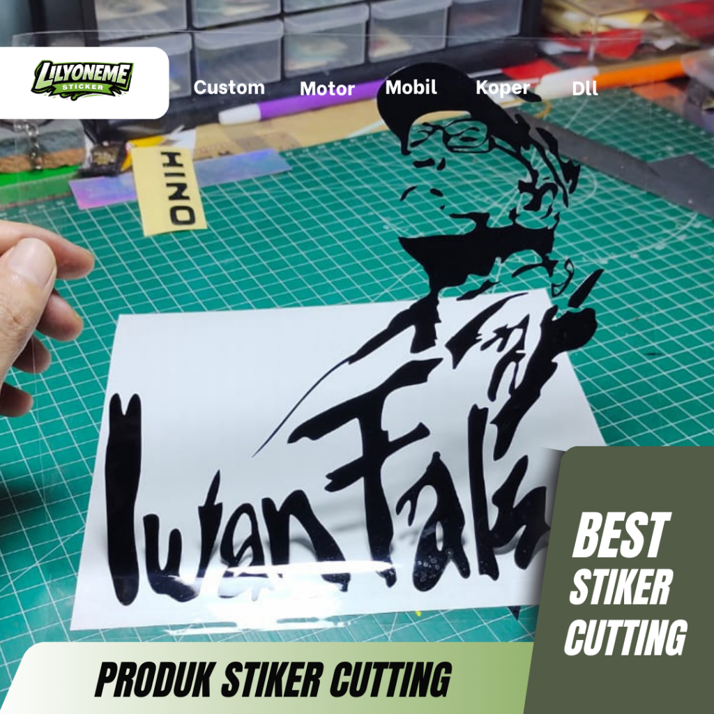 STIKER IWAN FALS 1 | STIKER CUTTING | CUSTOM MOBIL LAPTOP KOPER MOTOR DLL