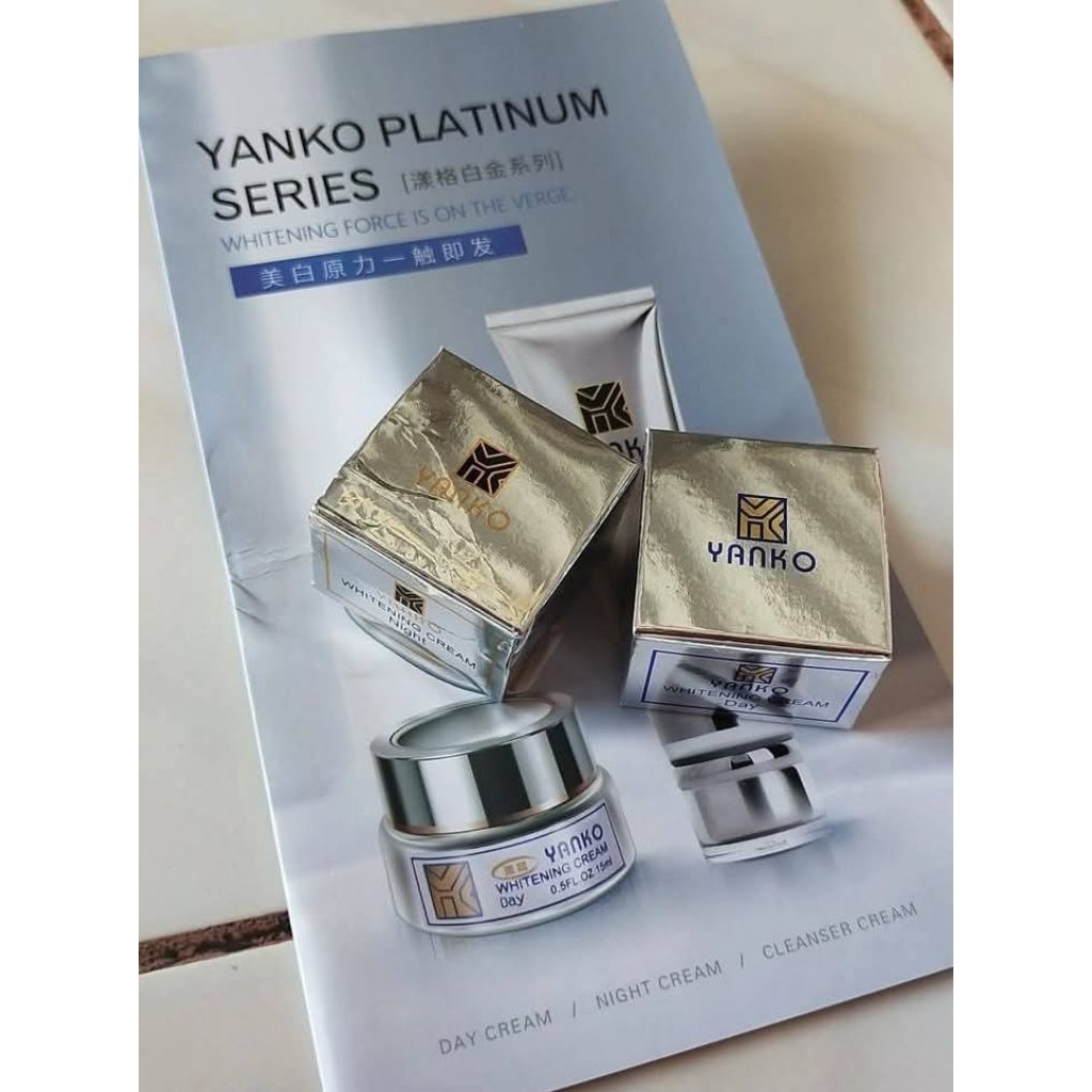 Yanko Platinum Cream Original | Krim Siang & Malam | Menghilangkan Jerawat & Flek