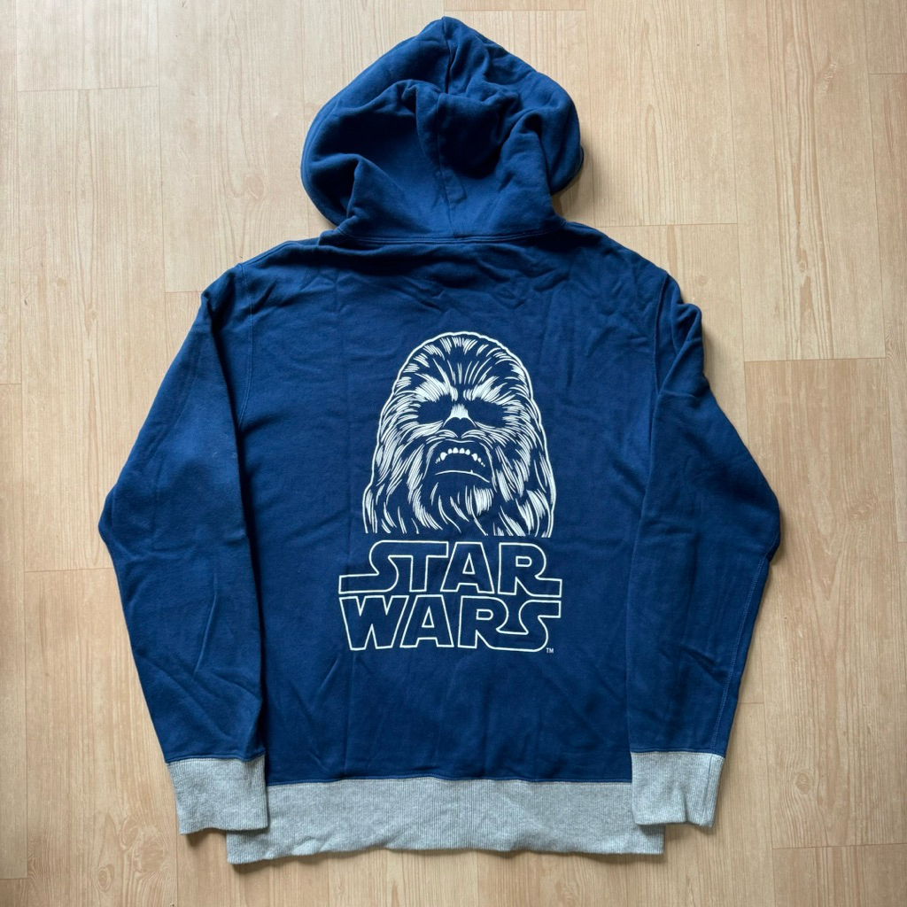 STARWARS x UNIQLO - HOODIE BLUE BACKPRINT