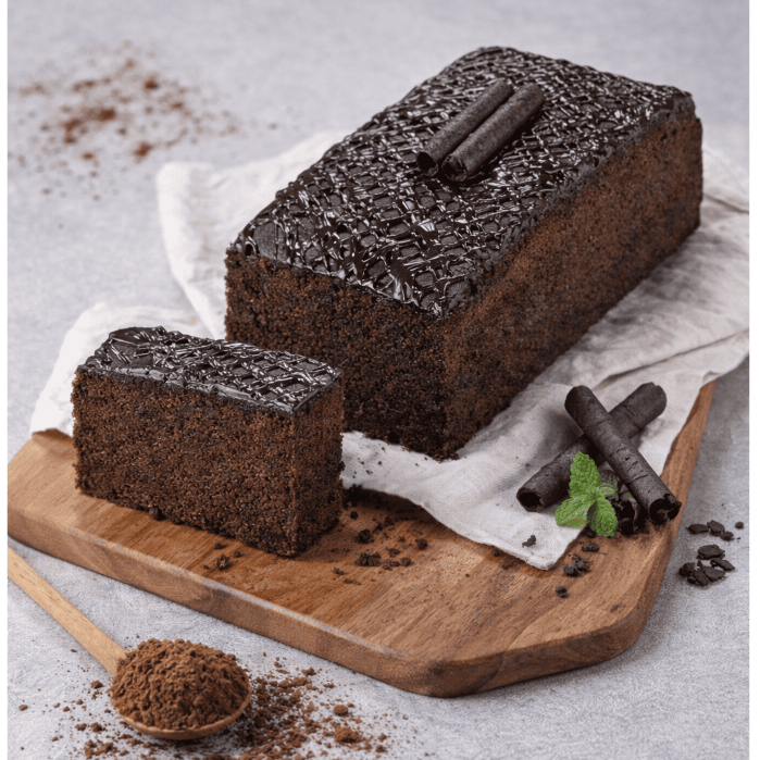 Bolu Coklat Premium Lembut – Chocolate Cake Moist dengan Topping Coklat Lezat kue lebaran