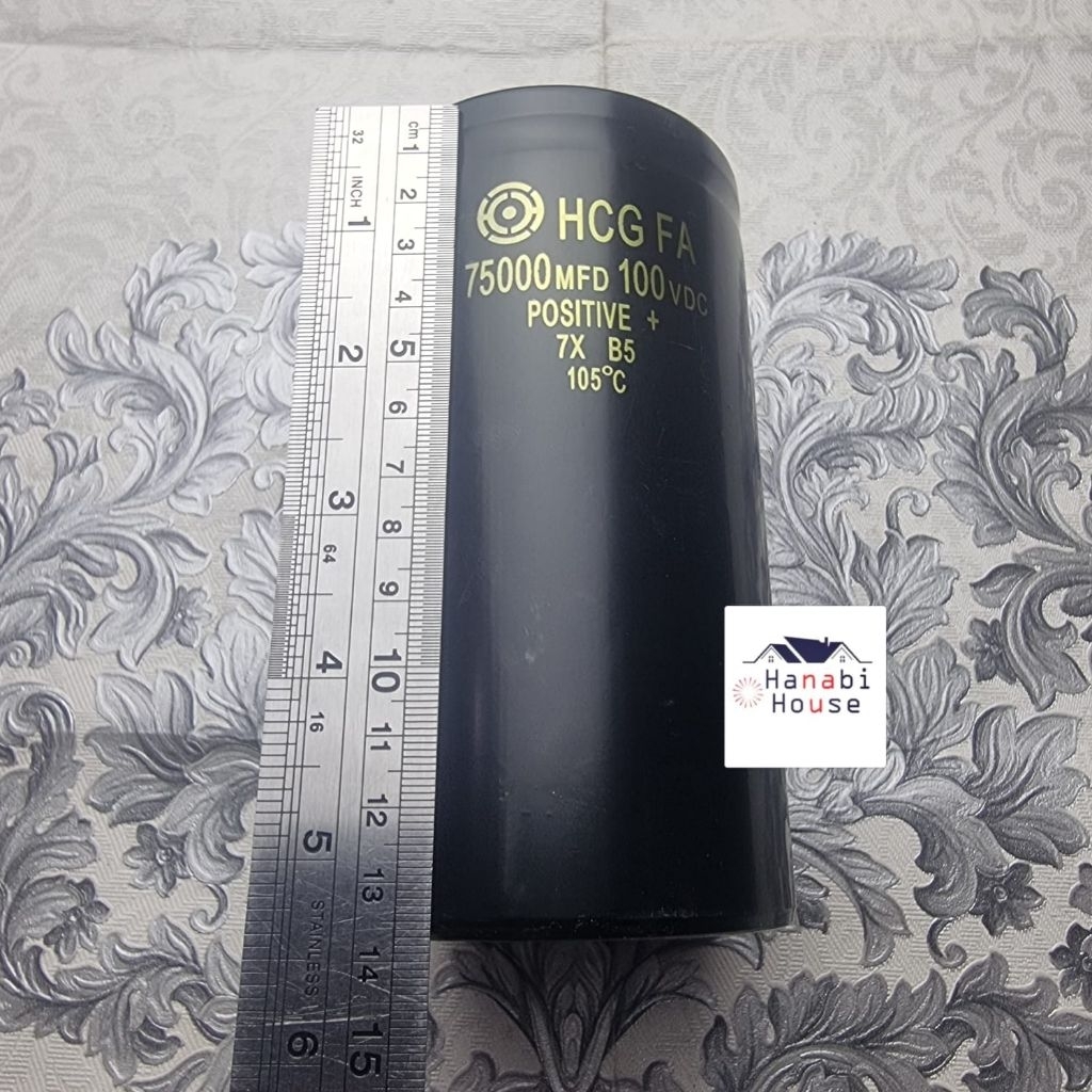 Elco 75000uf 100v Elko 75000 uf 100 volt HCG