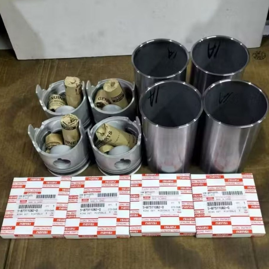 Piston Set komplit Liner Ring Seher seker Isuzu panther 2.5 turbo kotak capsule