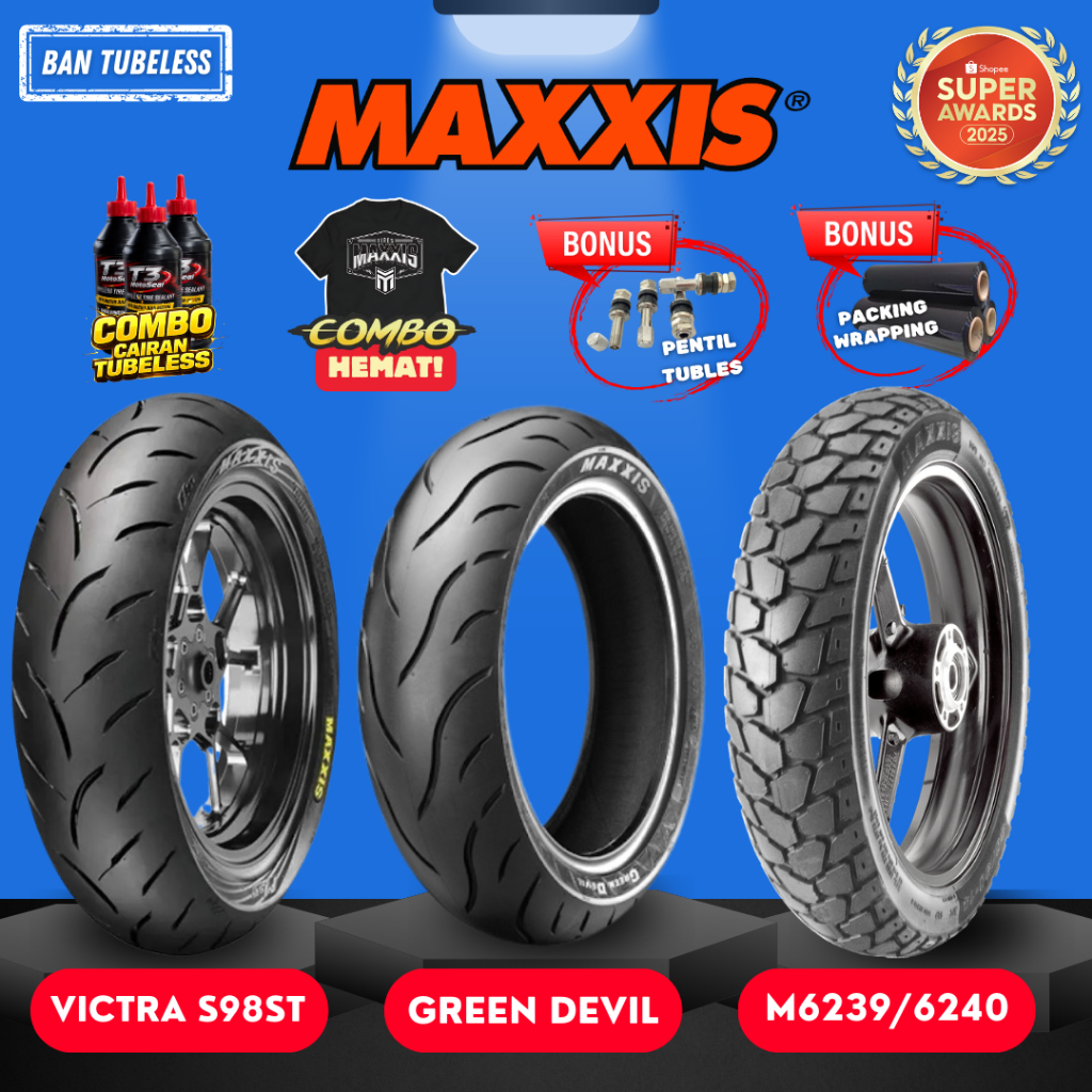 [READY COD] BAN MAXXIS VICTRA / BAN MAXXIS GREEN DEVIL / BAN MAXXIS M6239 6240 / BAN MAXXIS RING 17 