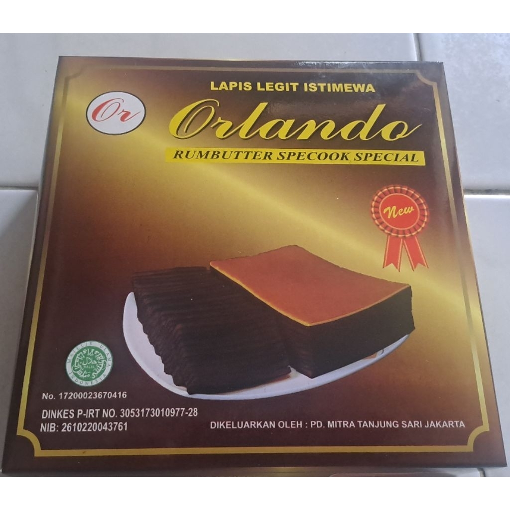 Lapis Legit Orlando Rasa Coklat
