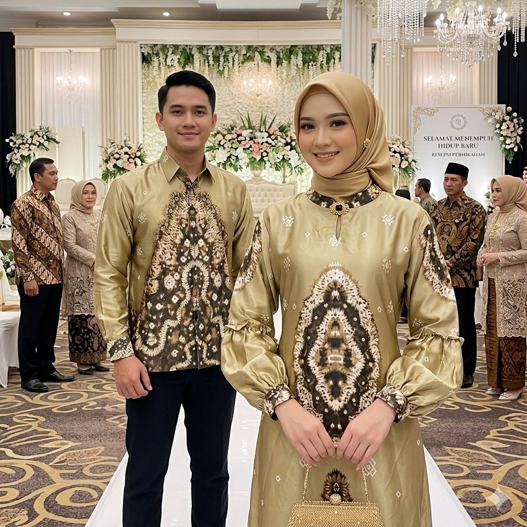 Couple jumputan Palembang