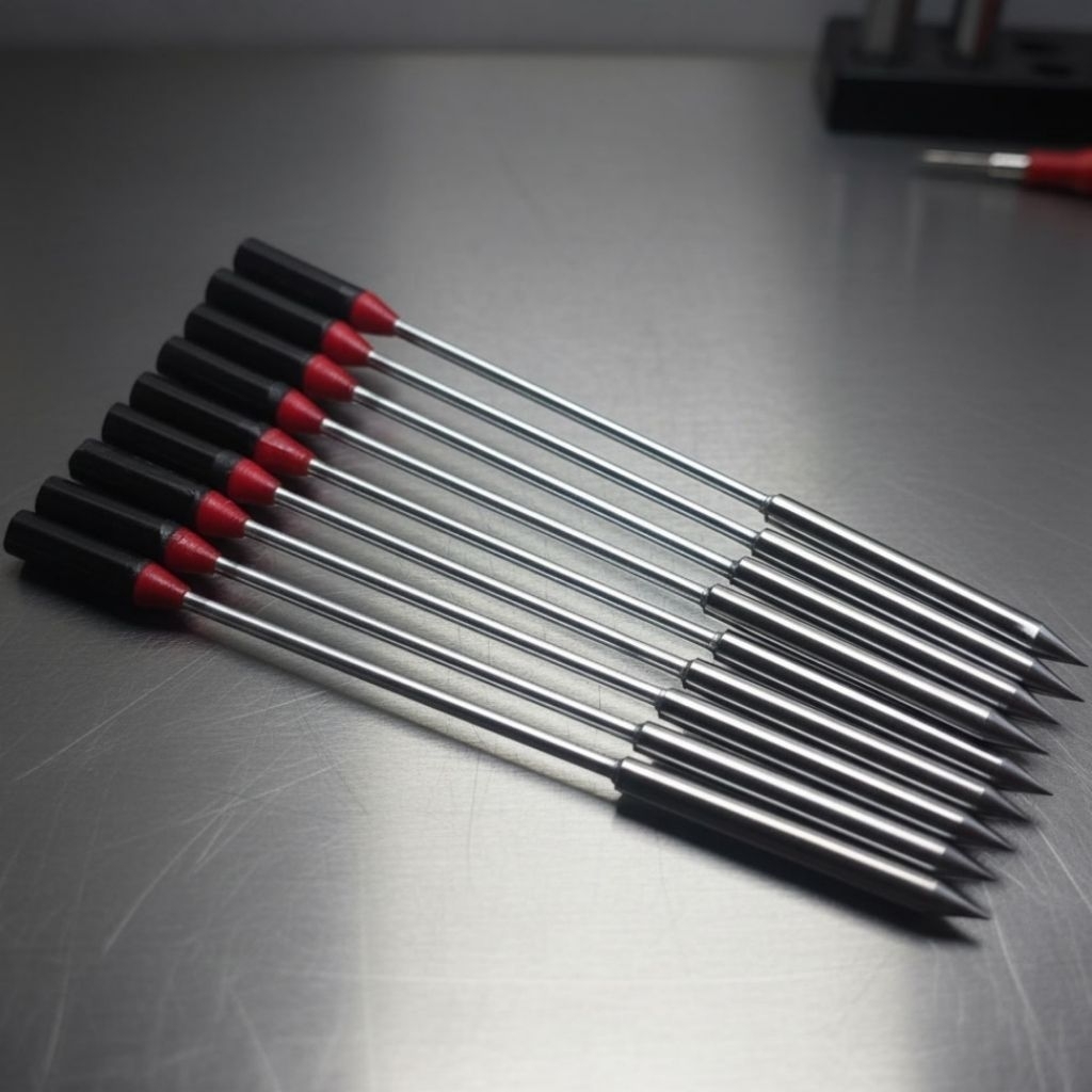 Mata paser pralon 6mm Logam 8/10/12/14cm (isi 10 Biji)