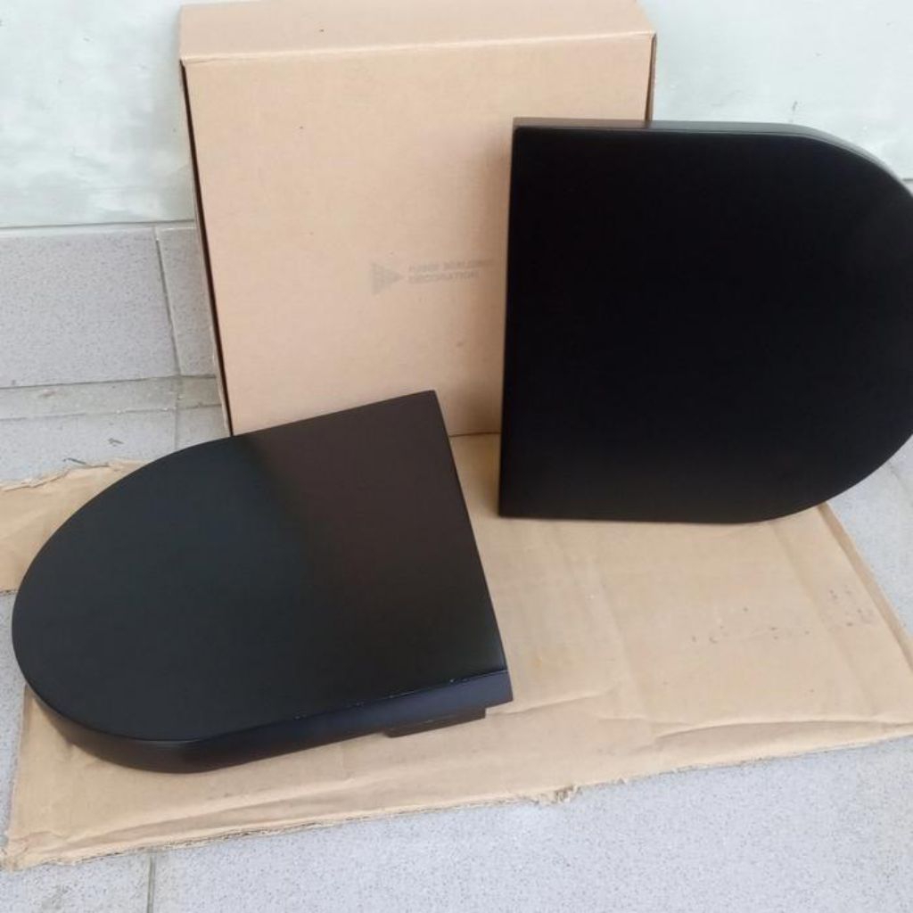 Handle Pintu Rumah Gagang Pintu Alumunium Solid Model D Kecil Hitam