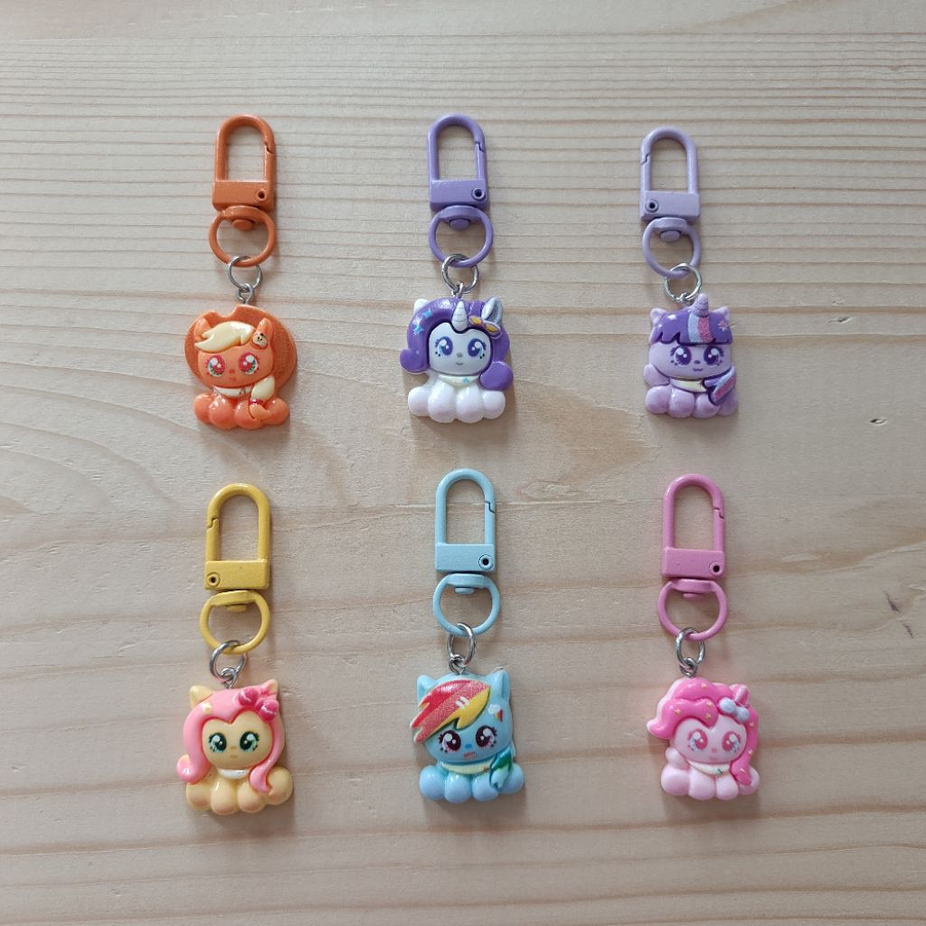 [1pcs] Gantungan Kunci My Little Pony Unicorn Kuda Poni