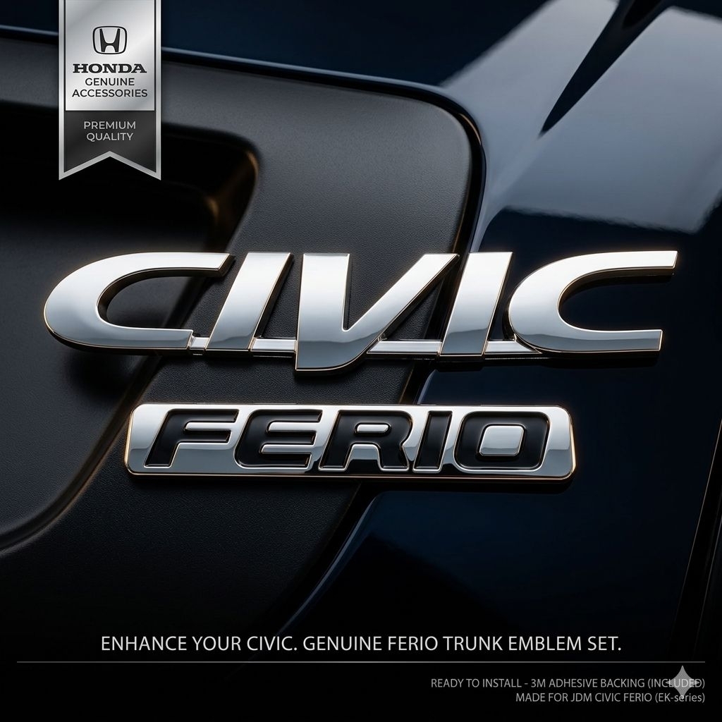 Emblem mobil Honda civic ferio
