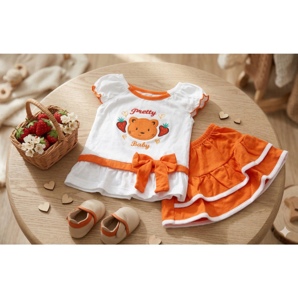 Syifana - Setelan Bayi / Baju Bayi Syifana Pretty Baby - 1-8 Bulan