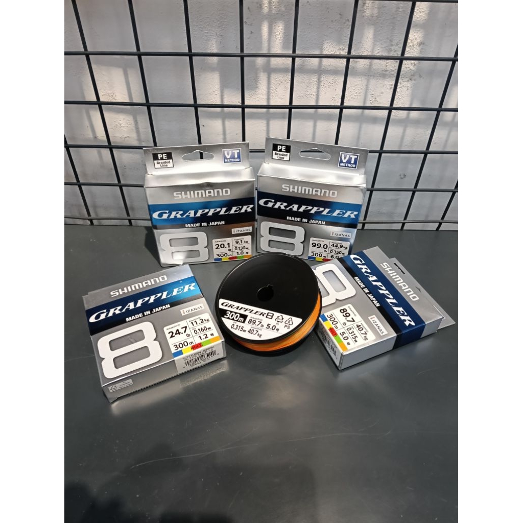 Senar pancing PE Shimano GRAPPLER X8 BRAIDED