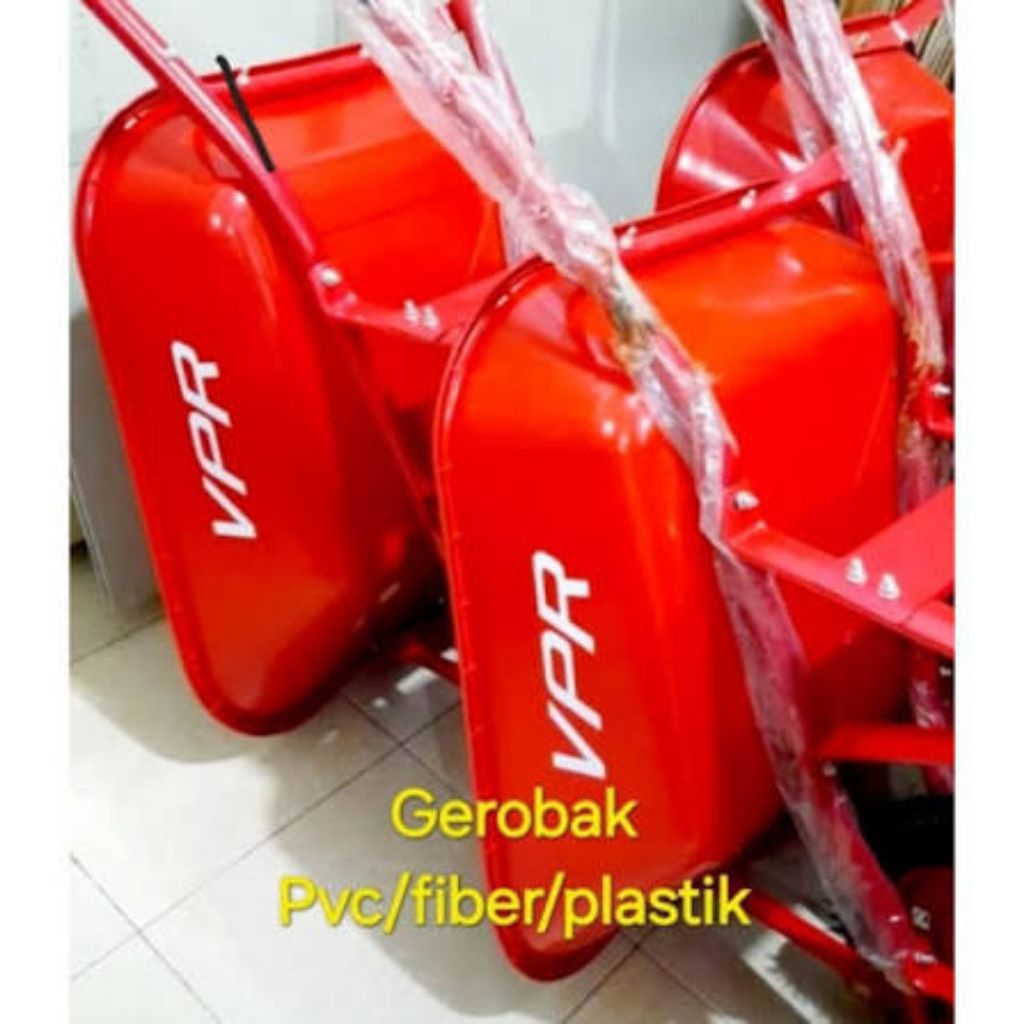 Gerobak Dorong / Angkong / Lori / Troli Bak FIBER VPR