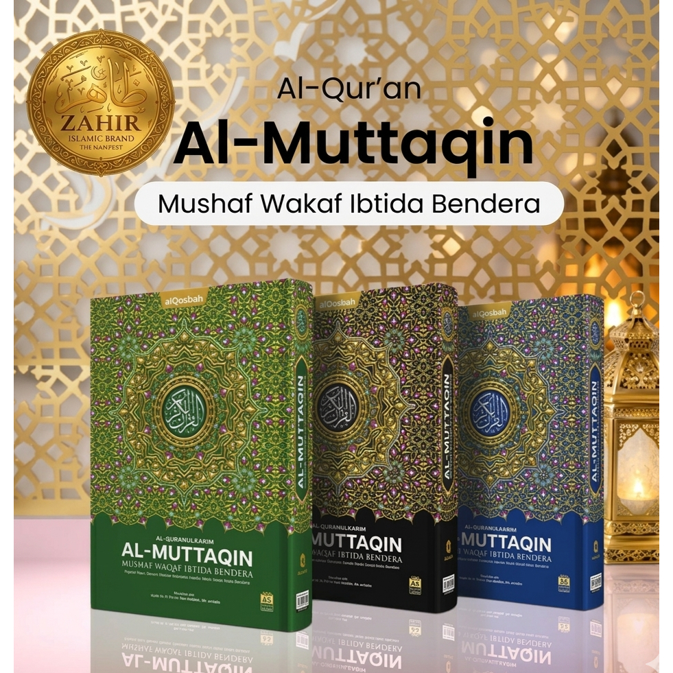 Al Quran Tanpa Terjemahan Al Muttaqin Waqaf Ibtida - Ukuran A5 dan A4 Jumbo Mushaf Al-Quran berwarna