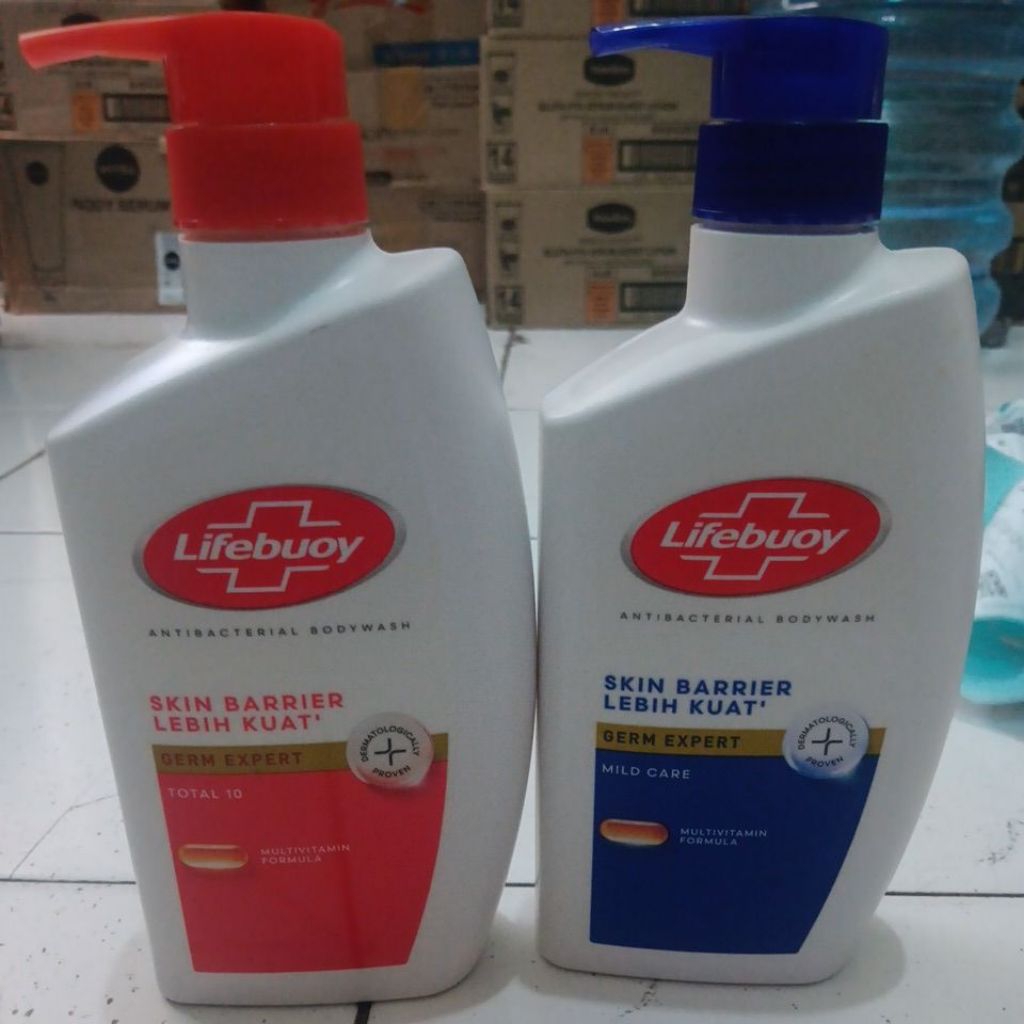 Lifebuoy Sabun Mandi Cair Mild Care Botol Pump 500ml