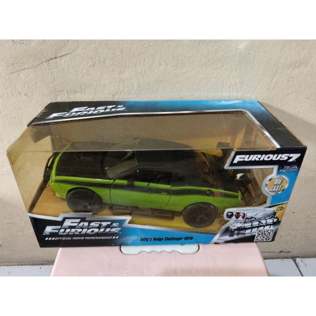 Diecast Jada 1:24 Letty's Dodge Challenger SRT8 Fast Furious